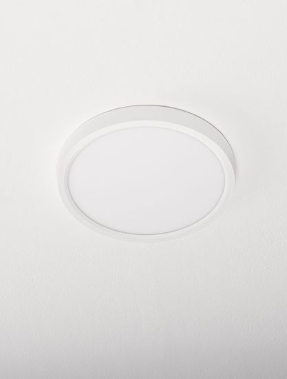 Nova Luce DIXIE LED Deckenleuchte Weiß 18W Steuerbare Lichtfarbe 2,5x22cm 9060186