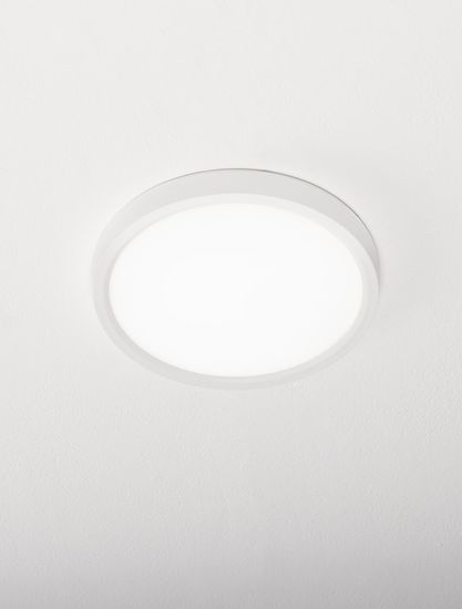 Nova Luce DIXIE LED Deckenleuchte Weiß 18W Steuerbare Lichtfarbe 2,5x22cm 9060186