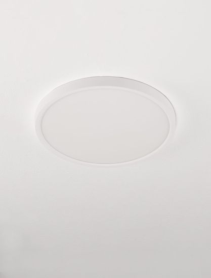 Nova Luce DIXIE LED Deckenleuchte Weiß 24W Steuerbare Lichtfarbe 2,5x30cm 9060188