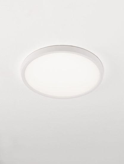 Nova Luce DIXIE LED Deckenleuchte Weiß 24W Steuerbare Lichtfarbe 2,5x30cm 9060188