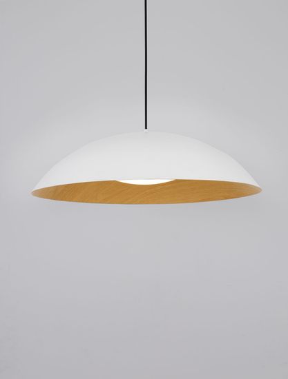 Nova Luce GLIM LED Pendelleuchte Weiß 42W Warmweiss 120x58cm dimmbar 9081280