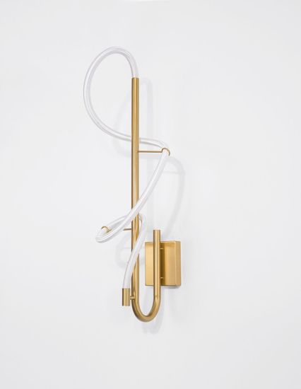 Nova Luce CERELIA LED Wandleuchte Messing 17,7W Warmweiss 90x30cm 9082095