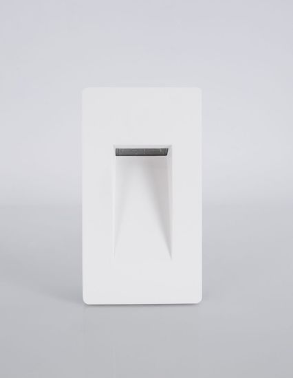 Nova Luce COVE LED Wandeinbauleuchte Weiß 1,5W IP54 Warmweiss 7,44x5x14cm 9083021