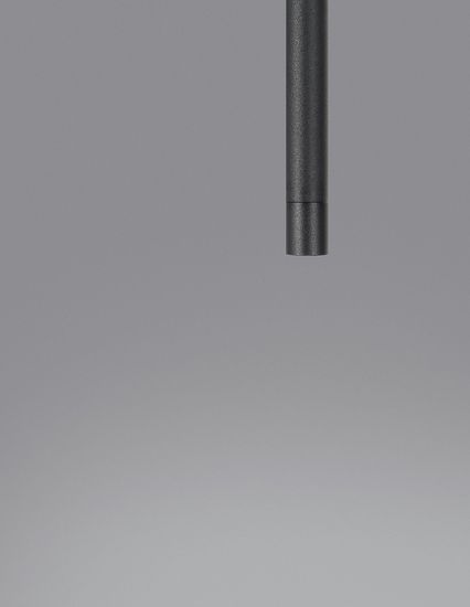 Nova Luce ELETTRA LED Pendelleuchte Schwarz 5W Warmweiss 200x1,5cm 9088103