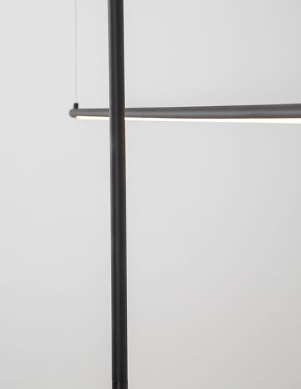 Nova Luce ELETTRA LED Pendelleuchte Schwarz 5W Warmweiss 200x1,5cm 9088103