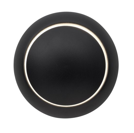 Nova Luce ODIN LED Wandleuchte Schwarz 5W Warmweiss 14x7x14cm 910162