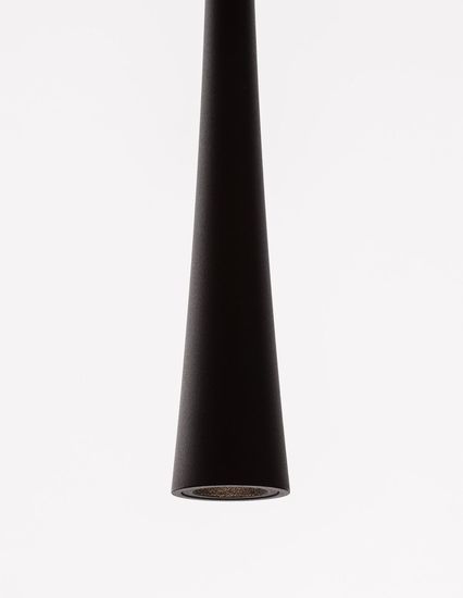 Nova Luce GOCCIO LED Pendelleuchte Schwarz 6W Warmweiss 160x3cm 9102591