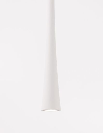 Nova Luce GOCCIO LED Pendelleuchte Weiss 6W Warmweiss 160x3cm 9102592