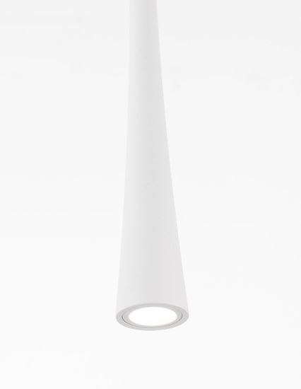 Nova Luce GOCCIO LED Pendelleuchte Weiss 6W Warmweiss 160x3cm 9102592