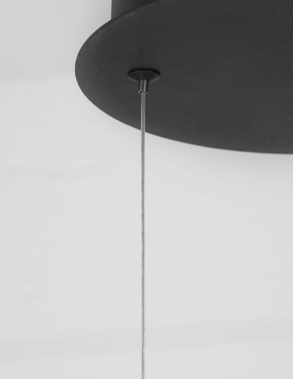 Nova Luce TRUNO LED Pendelleuchte Schwarz 60W Warmweiss 120x52cm dimmbar 9104722