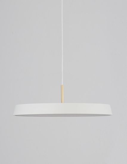 Nova Luce VETRO LED Pendelleuchte Weiß 35W Warmweiss 120x50cm 910621