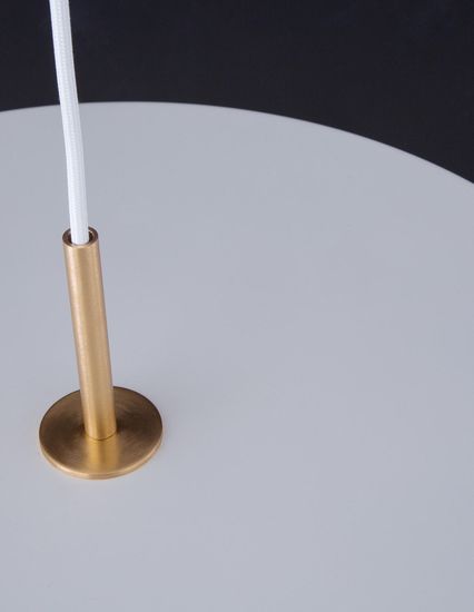 Nova Luce VETRO LED Pendelleuchte Weiß 35W Warmweiss 120x50cm 910621