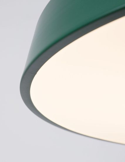 Nova Luce VETRO LED Pendelleuchte Grün 35W Warmweiss 120x50cm 910623