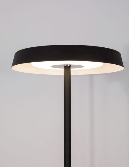 Nova Luce VITI LED Stehlampe Schwarz 18W Warmweiss 30x30x170cm 9155182