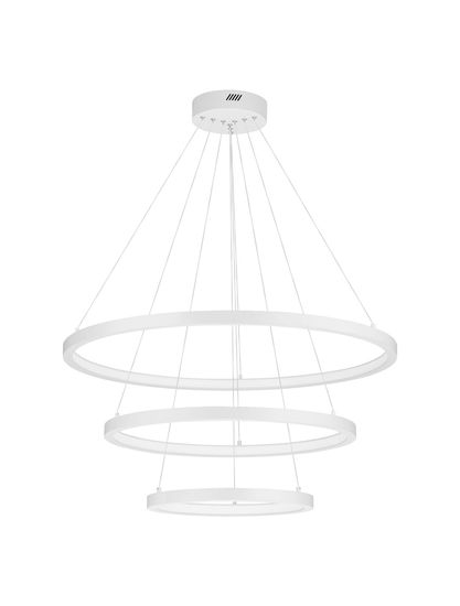 Nova Luce EMPATIA LED Pendelleuchte Weiß 108W Warmweiss 120x80cm dimmbar 9172868