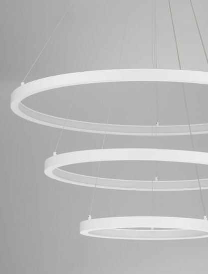 Nova Luce EMPATIA LED Pendelleuchte Weiß 108W Warmweiss 120x80cm dimmbar 9172868