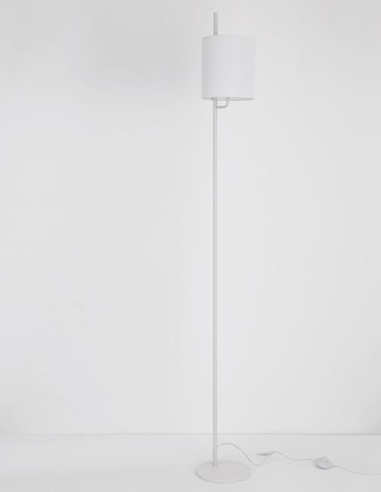 Nova Luce YAMA Stehlampe E27 Weiß 176x20cm 9180521