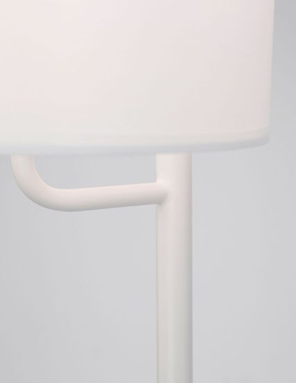 Nova Luce YAMA Stehlampe E27 Weiß 176x20cm 9180521