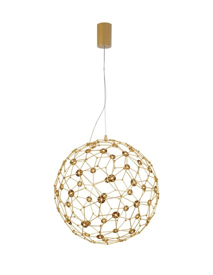 Nova Luce SOLE LED Pendelleuchte Gold 21W Warmweiss 250x410cm 9186002