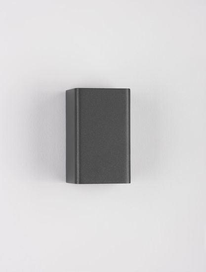 Nova Luce GOA Wandleuchte G9 Anthrazit 5W IP65 7,7x7,6x14,4cm 9192171