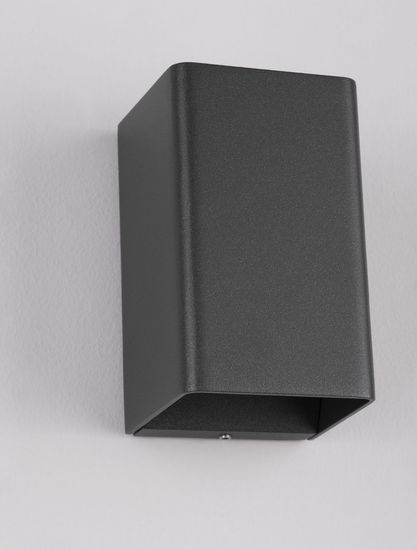 Nova Luce GOA Wandleuchte G9 Anthrazit 5W IP65 7,7x7,6x14,4cm 9192171