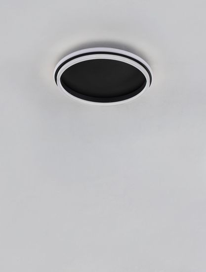 Nova Luce WILLOW LED Deckenleuchte Schwarz 38W Warmweiss 6x45cm 9212912