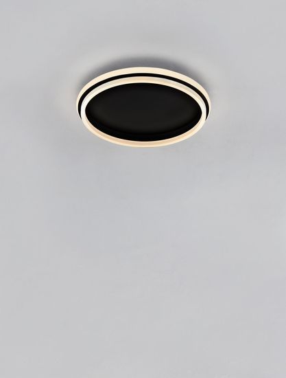 Nova Luce WILLOW LED Deckenleuchte Schwarz 38W Warmweiss 6x45cm 9212912