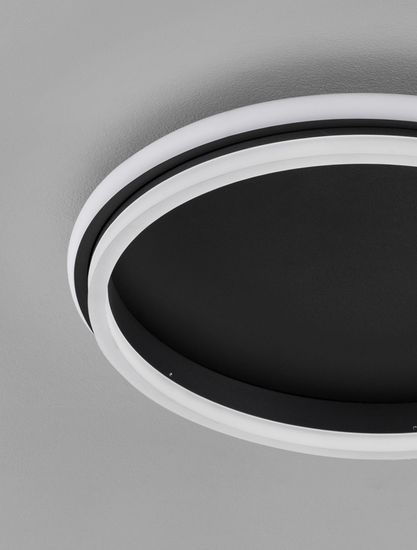 Nova Luce WILLOW LED Deckenleuchte Schwarz 38W Warmweiss 6x45cm 9212912