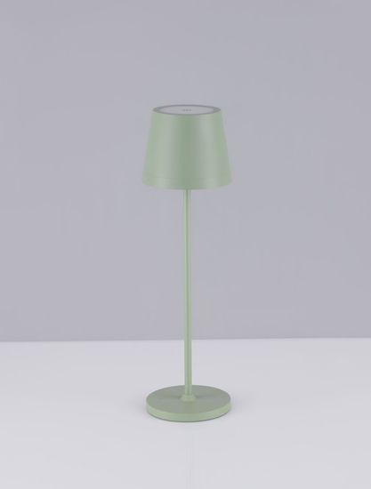 Nova Luce SEINA LED Tischleuchte Olive 2W IP54 Warmweiss 11,4x11,4x39,5cm 9223405