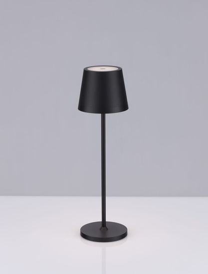 Nova Luce SEINA LED Tischleuchte Schwarz 2W IP54 Warmweiss 11,4x11,4x39,5cm 9223406