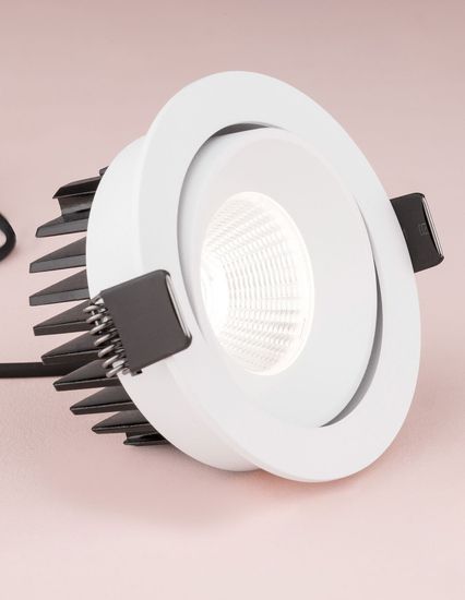 Nova Luce BLADE LED Einbauspots Weiß 12W IP65 Warmweiss 9x9x4,7cm 9232117