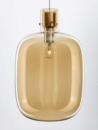 Nova Luce CINZIA Pendelleuchte E27 Gold Champagner 198x30cm dimmbar 9236640