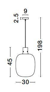 Nova Luce CINZIA Pendelleuchte E27 Gold Champagner 198x30cm dimmbar 9236640
