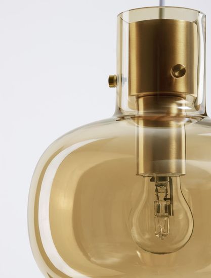 Nova Luce CINZIA Pendelleuchte E27 Gold 178x22cm dimmbar 9236650