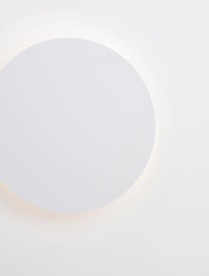 Nova Luce CYRCLE LED Wandleuchte Weiß 12W Warmweiss 22x3,2x22cm 9248155