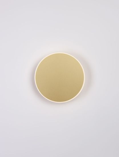 Nova Luce NEVO LED Wandleuchte Gold 12W Warmweiss 20x3,9x20cm 9248161