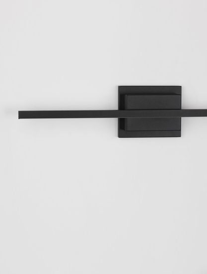 Nova Luce AZURE LED Wandleuchte Schwarz 12,5W Warmweiss 60,5x6,9x11,8cm 9267018