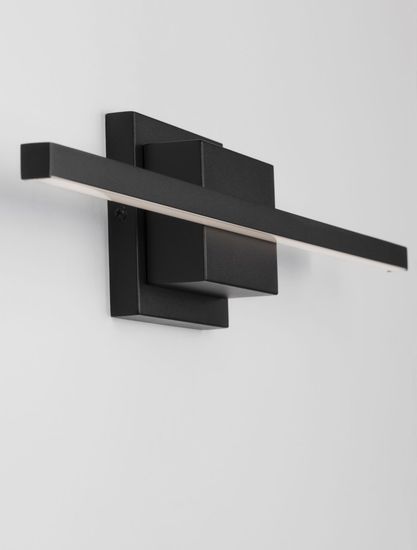 Nova Luce AZURE LED Wandleuchte Schwarz 12,5W Warmweiss 60,5x6,9x11,8cm 9267018