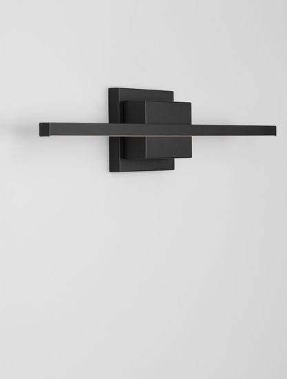 Nova Luce AZURE LED Wandleuchte Schwarz 12,5W Warmweiss 60,5x6,9x11,8cm 9267018