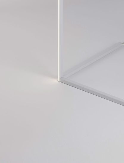 Nova Luce V-LINE LED Stehlampe Weiß 18W Warmweiss 58,5x39,8x140,5cm dimmbar 9267109