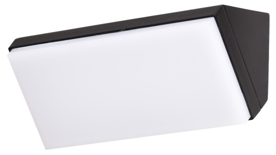 Nova Luce KEEN LED Wandleuchte Schwarz 12W IP65 Warmweiss 18x9x9cm 9270027