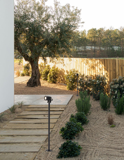 Nova Luce FEND LED Wandleuchte Schwarz 5W IP65 Warmweiss 5x9x64cm 9271433