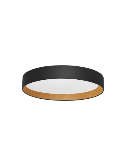 Nova Luce STAKE LED Deckenleuchte Schwarz 50W Warmweiss 9x60cm dimmbar 9345529