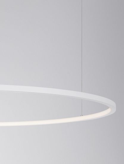 Nova Luce TARQUIN LED Pendelleuchte Weiß 59W Warmweiss 200x100cm dimmbar 9345608