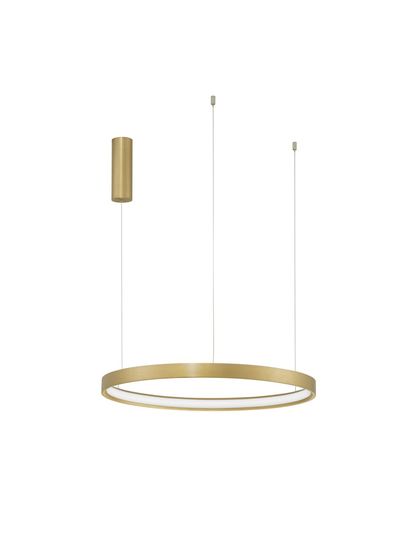 Nova Luce PERRINE LED Pendelleuchte Gold 40W Warmweiss 150x60cm dimmbar 9345619
