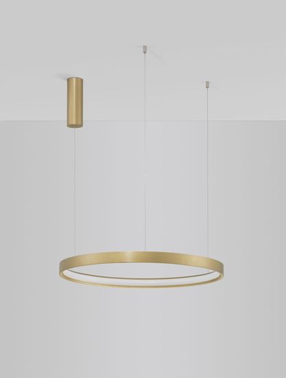 Nova Luce PERRINE LED Pendelleuchte Gold 40W Warmweiss 150x60cm dimmbar 9345619