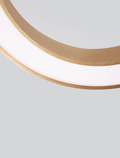 Nova Luce MORBIDO LED Deckenleuchte Messing 48W Steuerbare Lichtfarbe 8x60cm dimmbar 9345634