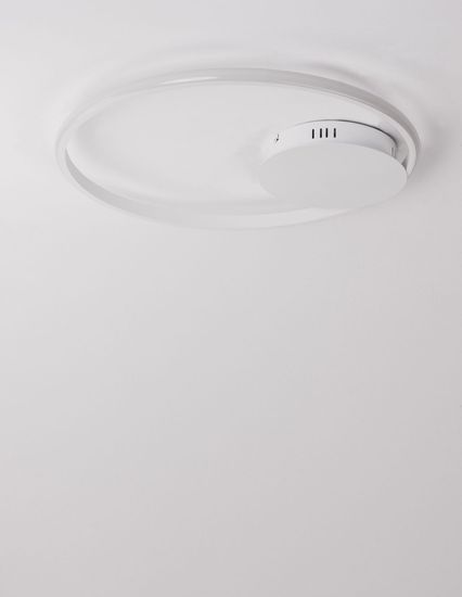 Nova Luce FULINE LED Deckenleuchte Weiß 32W Warmweiss 5x50cm dimmbar 9348072