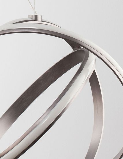 Nova Luce PERTONE LED Pendelleuchte Schwarz 53W Warmweiss 150x50cm dimmbar 9365012