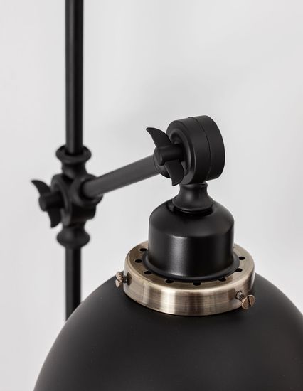 Nova Luce VIRGO Wandleuchte E27 Schwarz 16x27x44cm dimmbar 9420850